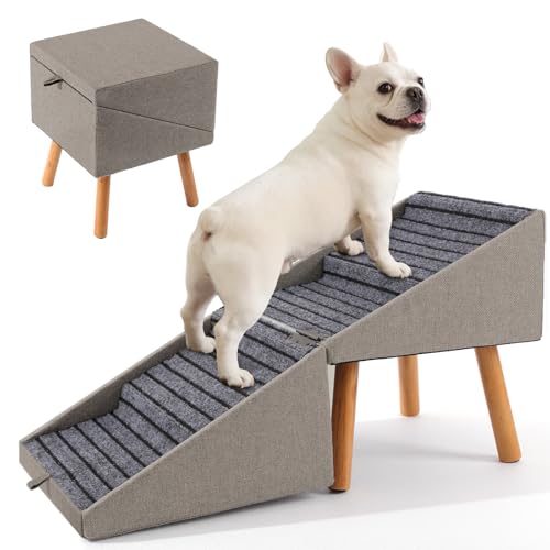 Dog Ramp for Bed & Couch (17.13" H-Hemp Green)