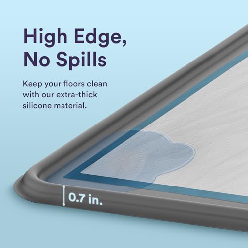 Pee Pad Tray Holder for Dogs (Small / Gray)