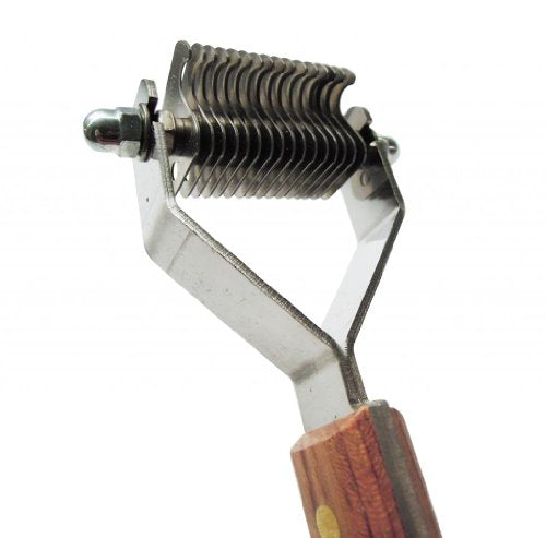Original Dematting Undercoat Grooming Rake Stripper Tool for Dogs and Cats (16-Blade)