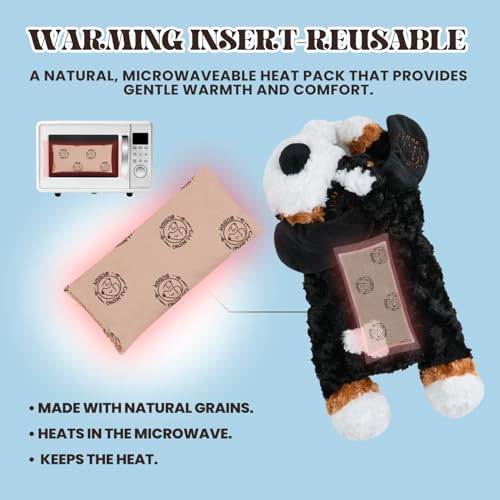 Teddy Heartbeat Puppy Toy with Reusable Heat Pack