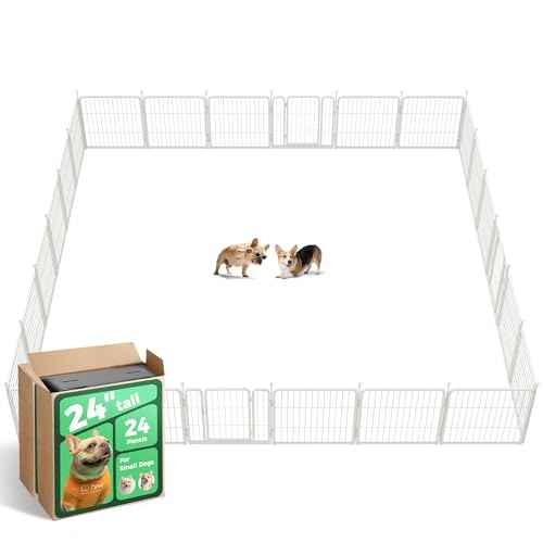 Rollick Dog Playpen (White / 24"H)