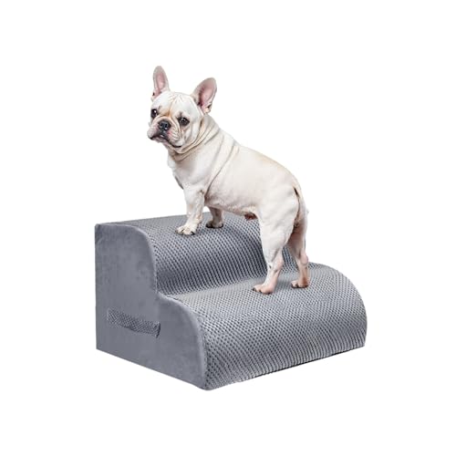 2 Step Pet Stairs for High Beds & Sofas (LightGrey / 2-step 11.8"H)