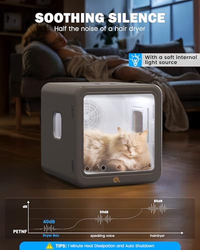 Pet Dryer Box for Cats and Small Dogs