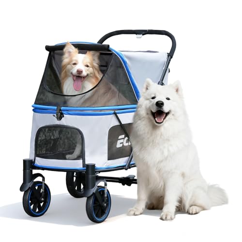 Dog Stroller for Large Dogs (Blue)