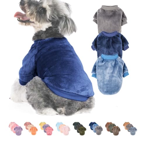 Small Dog Sweater for Dog Male (Grey,Blue,Navy / Large)