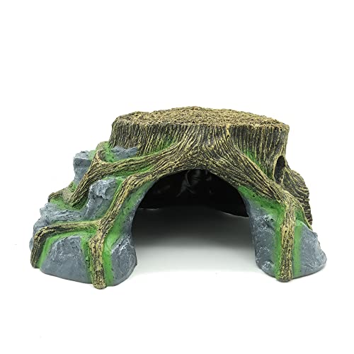 Resin Large Turtle Tank Accessories Reptile Hideouts Cave