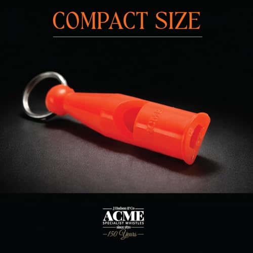genuine Pro Trialler Gun Dog Whistle no. 212. BPA free plastic. Holds its frequency. Great all (Orange)