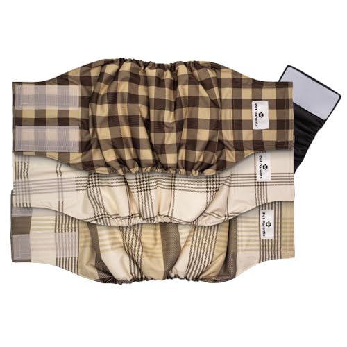 Washable Belly Bands for Male Dogs (X-Large (25-34") / Oxford)