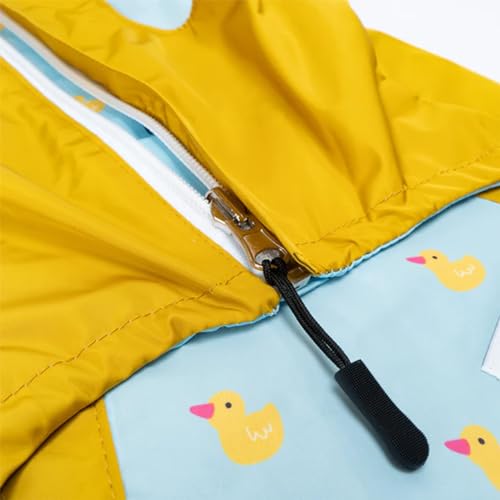 Lucky Ducky Reversible Raincoat for Dogs & Pets (X-Large)