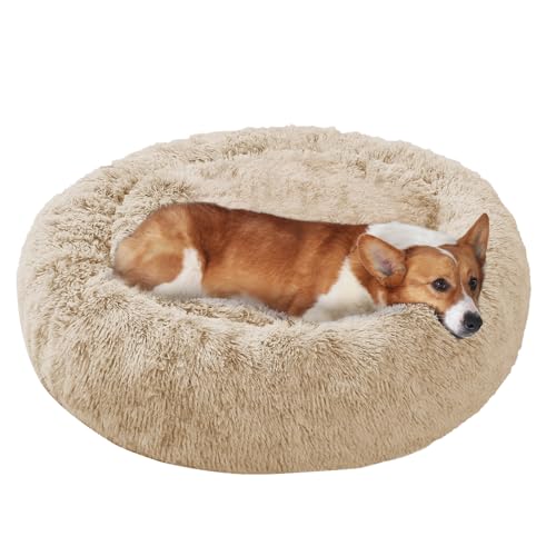 Dog Bed Calming Anti (31" / Off - White)