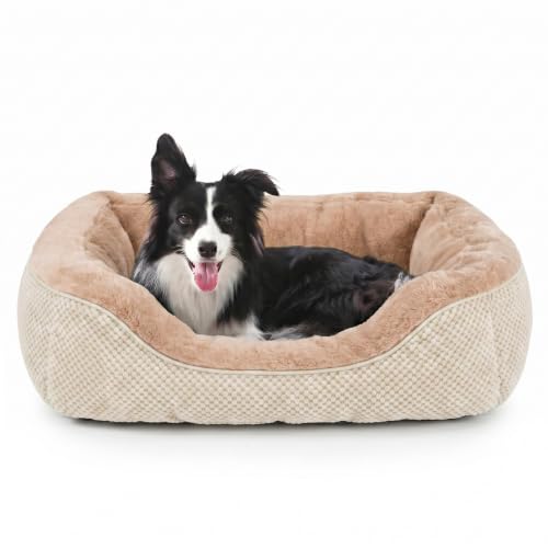 Dog Bed Medium Size (M (30"x24"x9") / Beige)