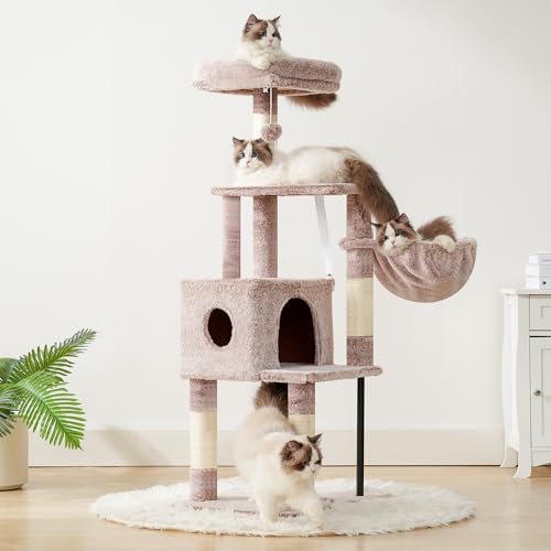 Cat Tree with Toy (49.2 inch / Muchroom)