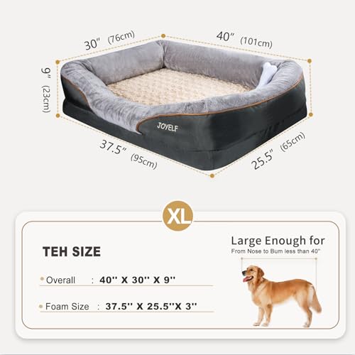 XLarge Memory Foam Dog Bed (XLarge-40"x30")