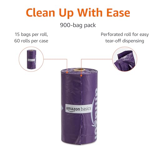 Premium Lavender Scented Standard Dog Waste Bags (Purple / 900 Bags)