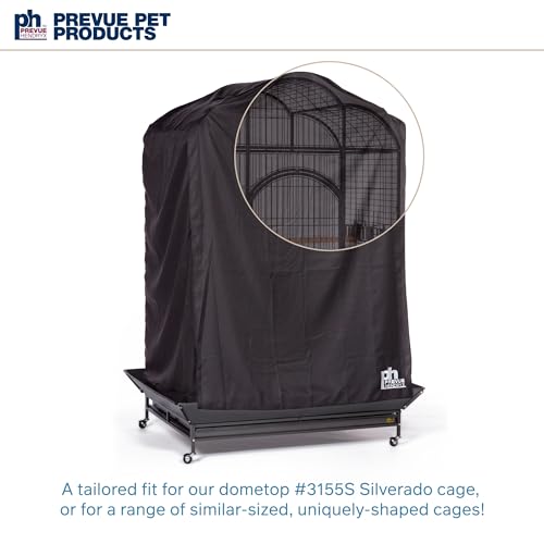 Extra Large Bird Cage Cover (Black / 50.0"L x 40.0"W x 69.0"H)