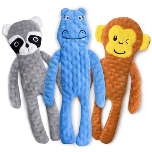 No Stuffing Dog Toys 5 Pack (For Medium and Large Breed / 3 Pack - Variety)