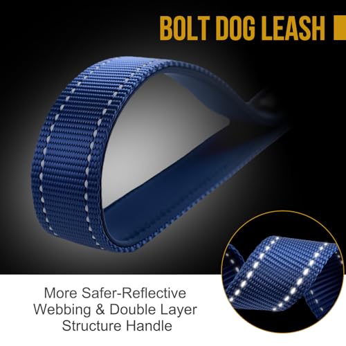 Short Traffic Tab Leash for Small Medium Large Dogs (S / Blue)