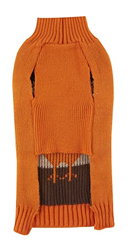 Thanksgiving Dog Outfit Turkey Puppy Cat Costume Sweater Fall Clothes (X-Small / Thanksgiving Turkey)