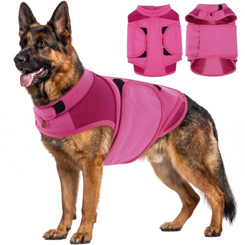 Pet Anxiety Vest Jacket (Rose-Red / 2XL(Chest:35.4"-41.3"))