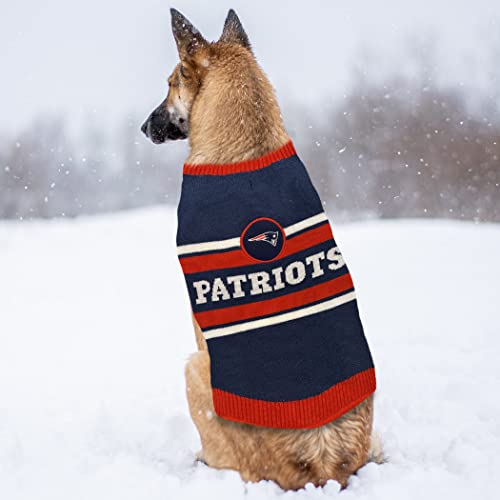 NFL New England Patriots Dog Sweater (Small / New England Patriots)