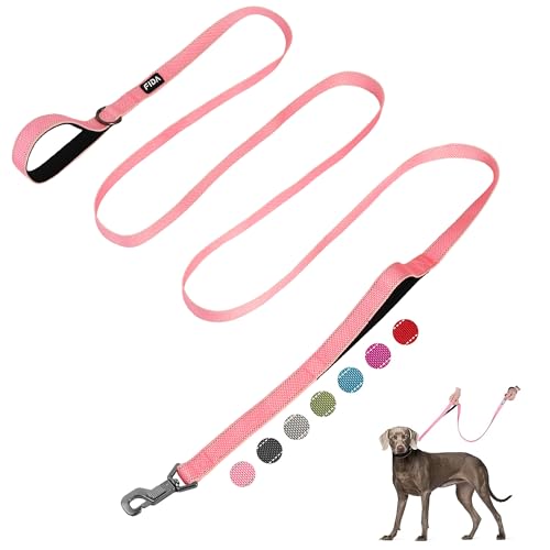10 FT Heavy Duty Dog Leash (10 Feet (Pack of 1) / Pink)