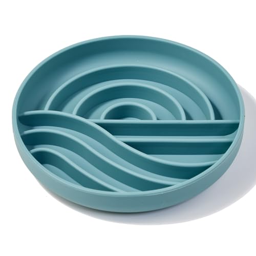 Slow Feeder Dog Bowl (Light Blue)