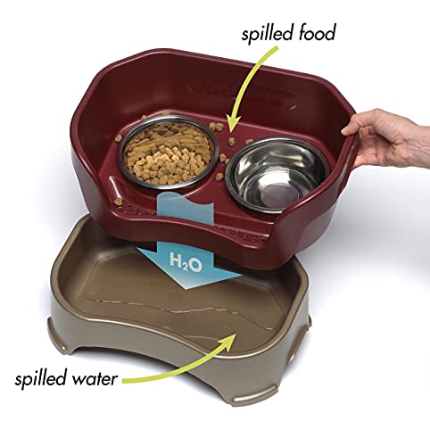 Neater Feeder Deluxe Mess (Medium + Standard Bowl / Cranberry)