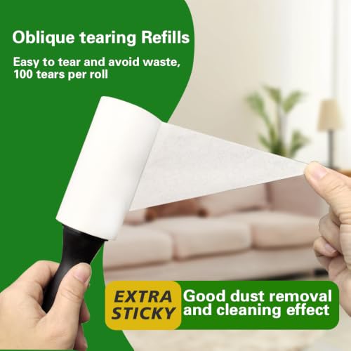 Lint Rollers for Pet Hair Extra Sticky (6 pcs - 600 Sheets)