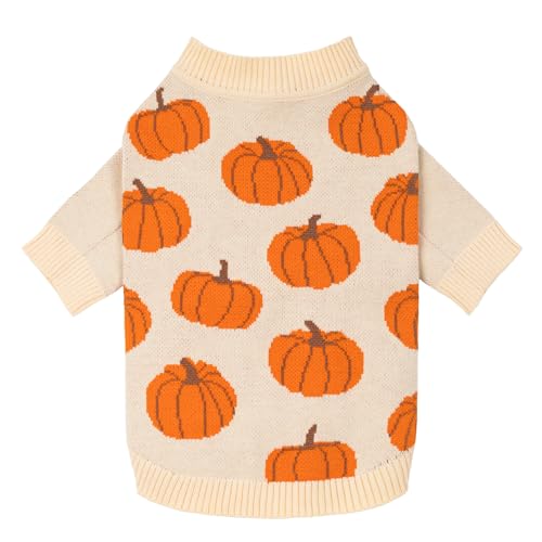 Pumpkin Dog Sweater (X-Small / Pumpkin)