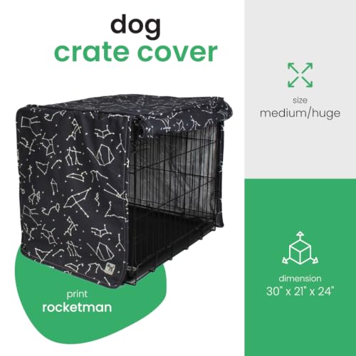 Rocketman Dog Crate Cover (Rocketman / 30.0"L x 21.0"W x 24.0"H)