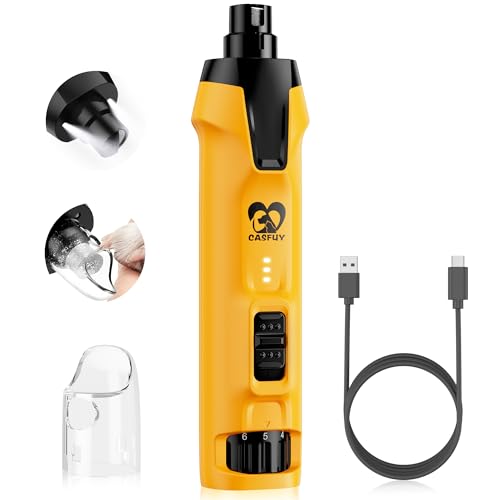6 Speed Dog Nail Grinder (Yellow)