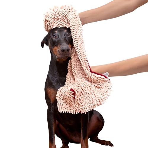 Soggy Doggy Super Shammy Absorbent Dog Towel (Beige)