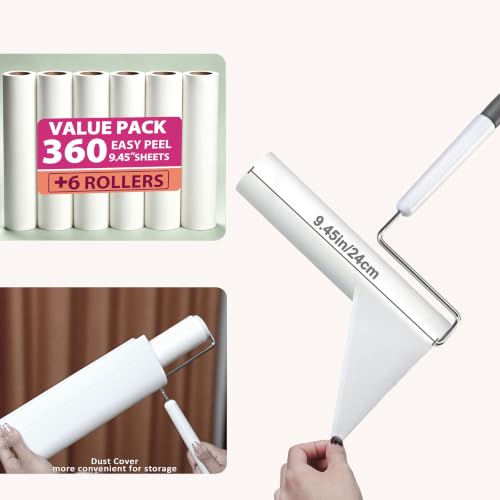 9.45" Large Lint Rollers for Pet Hair