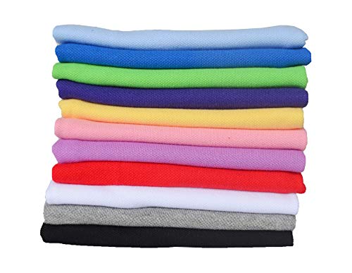 Basic Dog Polo Shirts Premium Cotton (XL (-35lbs) / Blue)