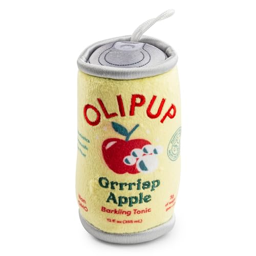 Olipup Plush Dog Toy (Olipup Grrrisp Apple (Red, Cream))