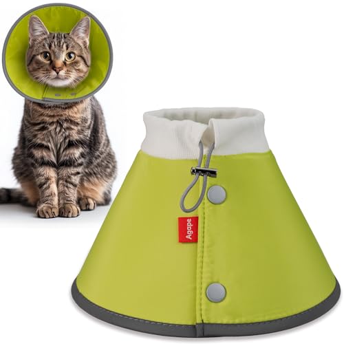 Soft Dog Cone for Small Dogs & Cats (Green (Small Dogs Cone) / 2 (Neck:6.5"-8.5"))