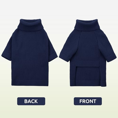 Soft Large Dog Sweater (Navy Blue / XXX-Large)