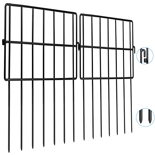 Garden Fencing Animal Barrier 24 ft (24 ft (L) × 13 in (H), 24 Pack)