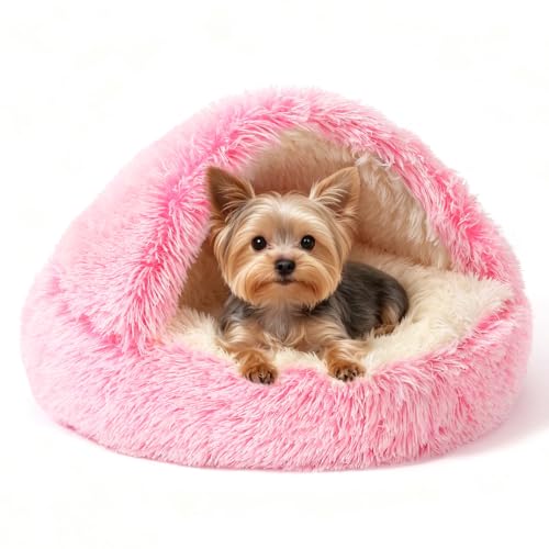 Hooded Donut Bed (Gradient Pink / X-Small 15.7'')