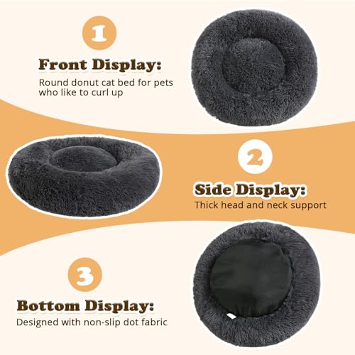 Dog Beds Large Sized Dog (36" / Dark Grey)