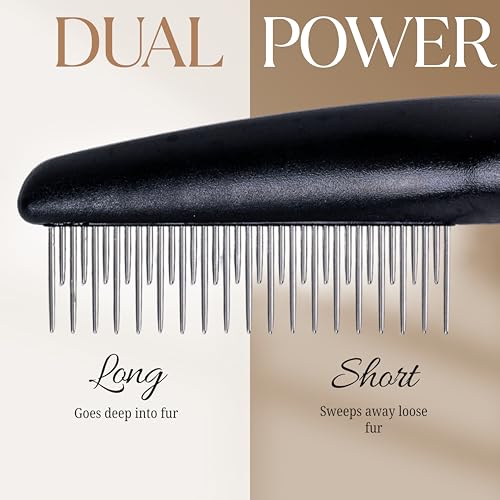 Poodle Comb with Rotating Teeth (Rotating Comb)