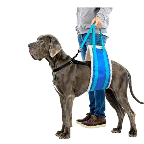 20 150lb Dog Sling for Large Dogs Hind Leg Support (Blue)