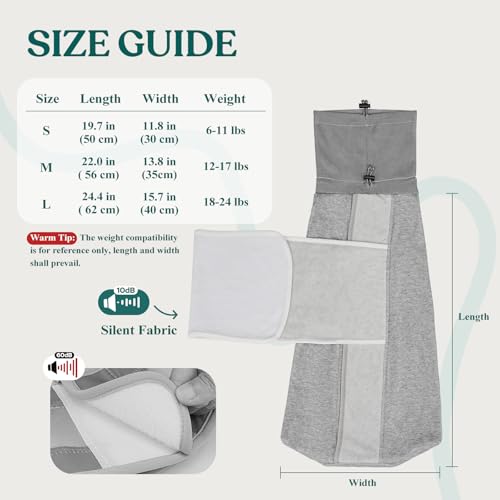 Cat Grooming Wrap for Cutting Nails (L: ( 18-24LB ) / Grey)