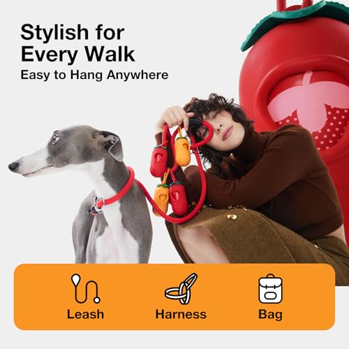 Dog Poop Bag Dispenser with Citrus Scented Waste Bags (Citrus / 1 Count (Pack of 105))