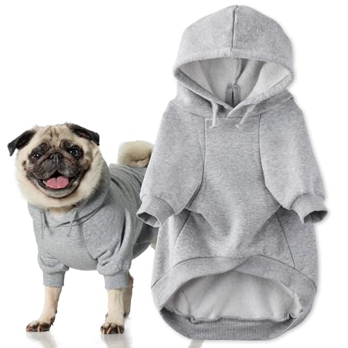 Rocky II Dog Hoodie (Heather Grey / X-Large (55-80 lbs))