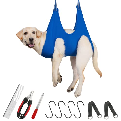 Dog Grooming Hammock for Trim Nail (M（Weight：25-45LB）)