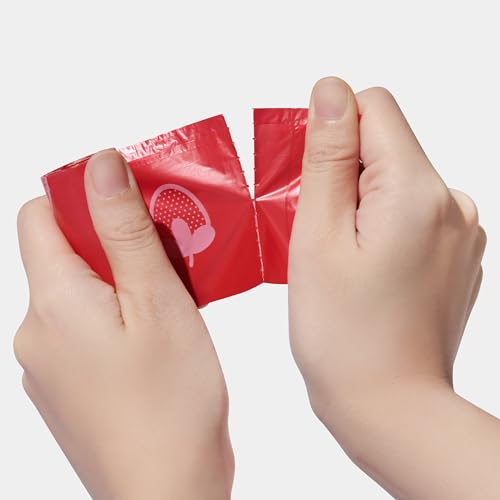Strawberry Scented Dog Poop Bags (Strawberry / 1 Count (Pack of 300))