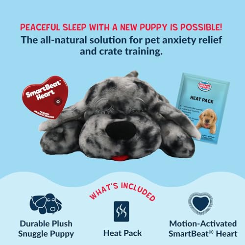 Snuggle Puppy Heartbeat Toy (Merle / 1 Count (Pack of 1))