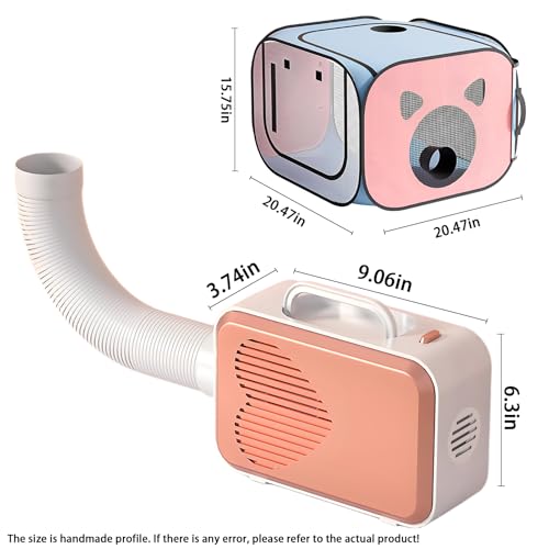 Pet Dryer with Pet Dryer Box 108L and Pad