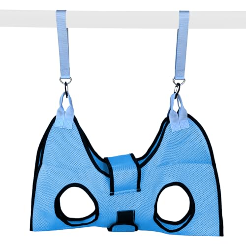 Pet Grooming Hammock (Blue)